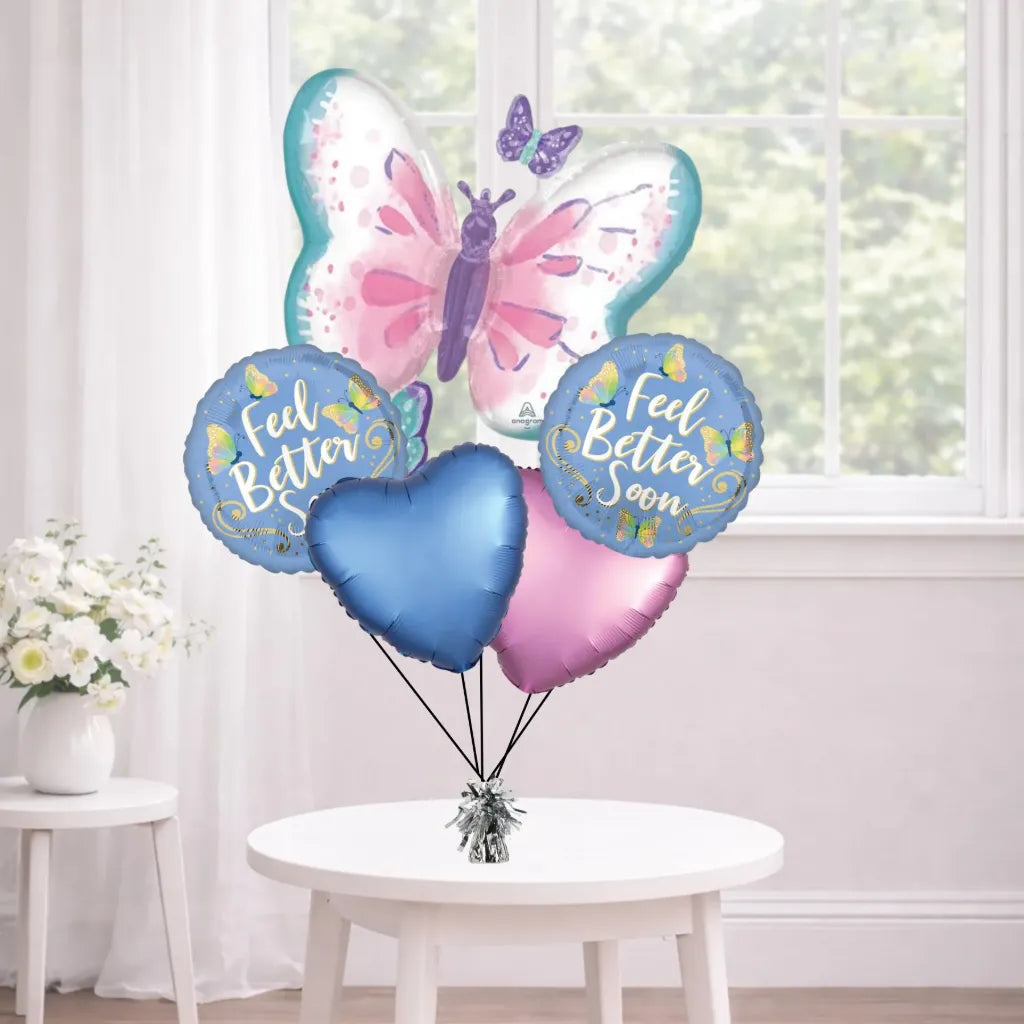 Butterfly "GET WELL" Bouquet (Latex free)