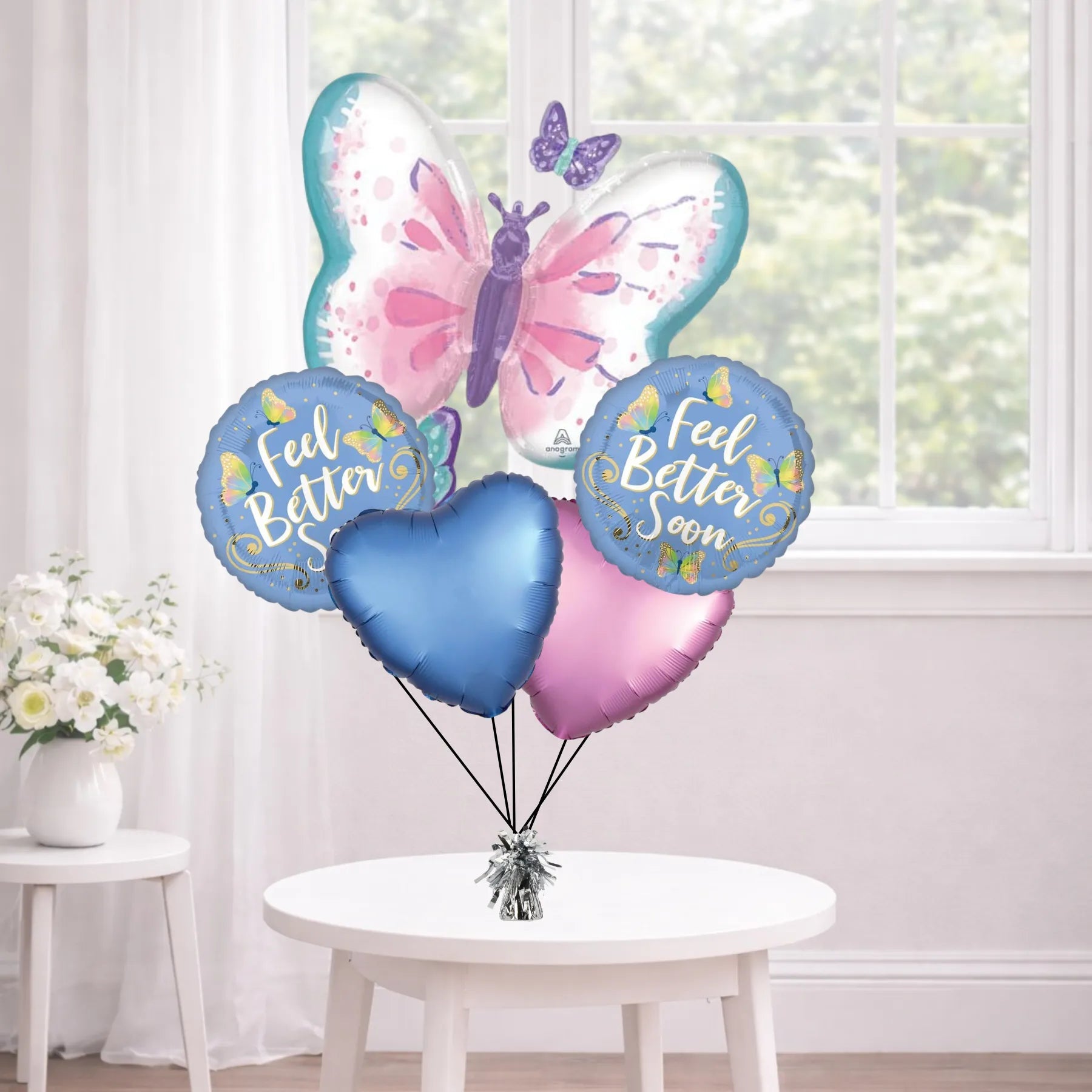 Butterfly "GET WELL" Bouquet (Latex free)
