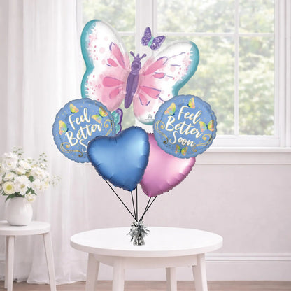 Butterfly "GET WELL" Bouquet (Latex free)