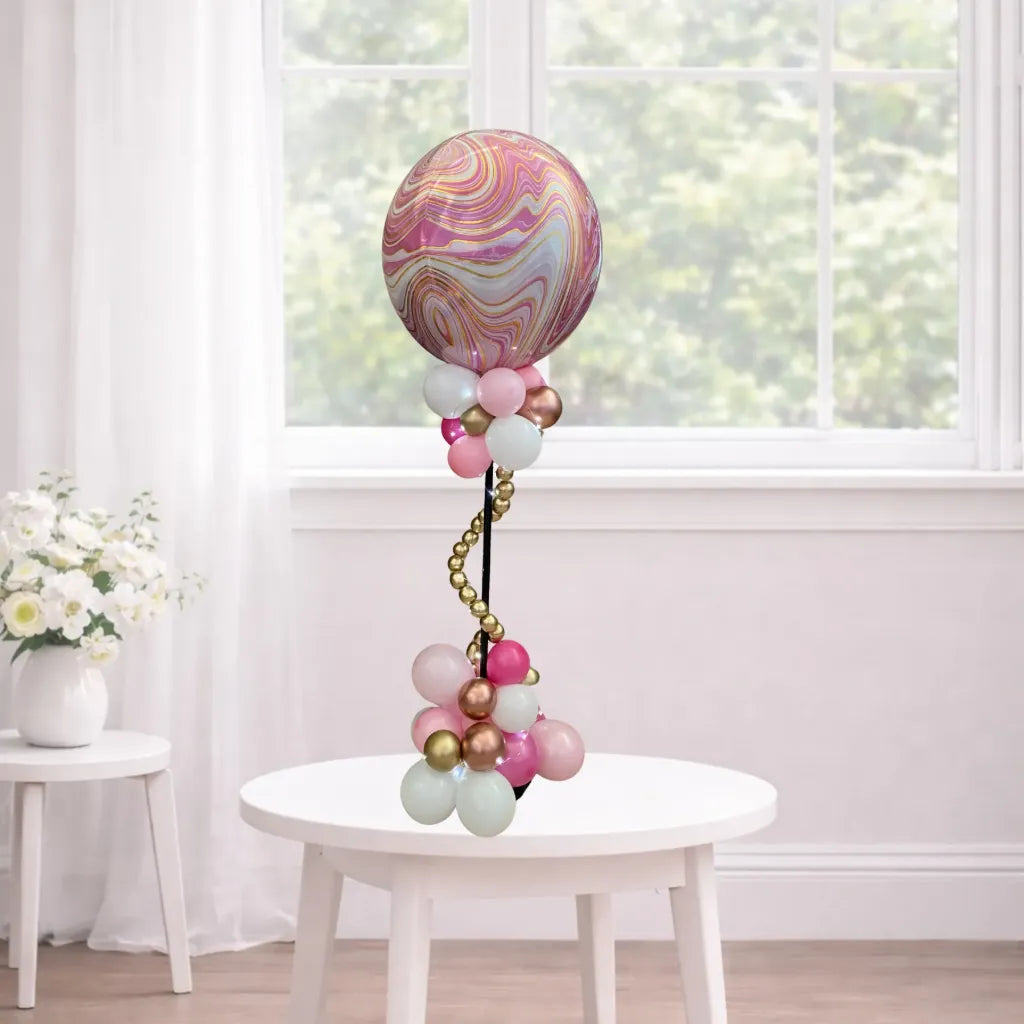 Marble table decor