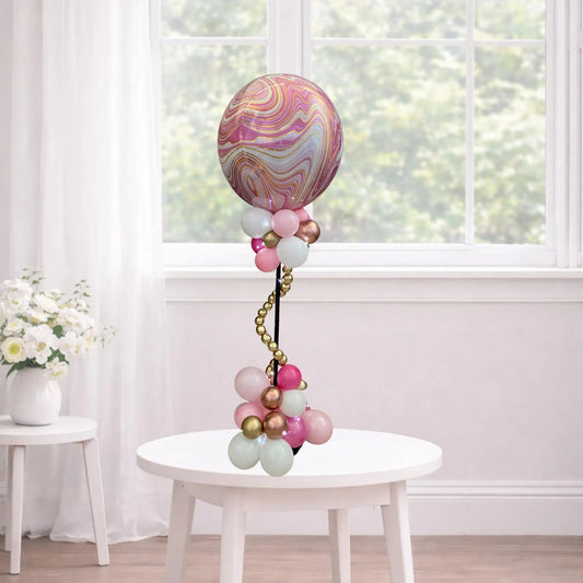 Marble table decor
