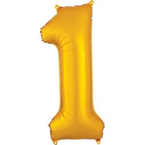 26″ Gold Numbers air-filled