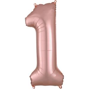 26″ Rosegold Numbers air-filled