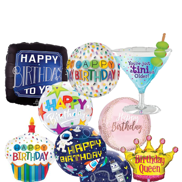 Mylar Birthday Helium balloons