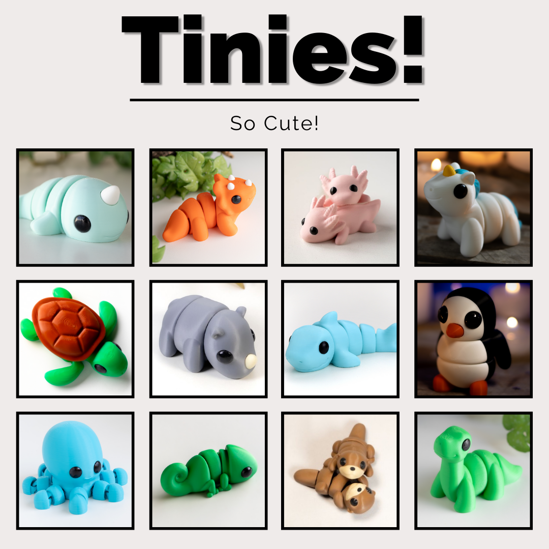 Paint Your 3D Printed Baby Animal